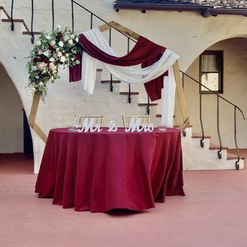 Create-A-Party Rentals - Sweet heart table & arch - Party Equipment Rentals Near Me - Brea, California