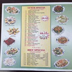 Dynasty King - Latest menu, 09/23