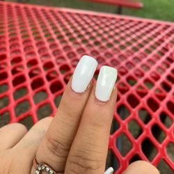 Crystal Nails - You can see she didn't even try