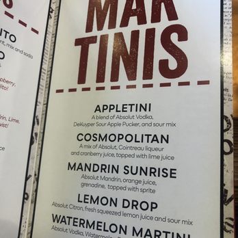 The Firehouse Grill - Martinis menu (August 2021) - American Near Me - Idaho Falls, Idaho The Firehouse Grill - Martinis menu (August 2021) - American Near Me - Idaho Falls, Idaho