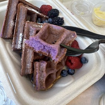 Laveta - Ube pancakes (must try) - Coffee & Tea Near Me - Los Angeles, California Laveta - Ube pancakes (must try) - Coffee & Tea Near Me - Los Angeles, California