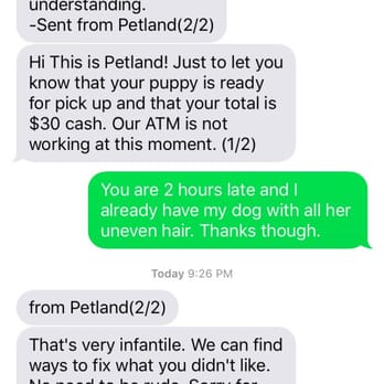 Pet Land - Their response at an upset customer, rather than attempt to defuse the situation and correct their mistake. - Pet Groomers Near Me - Lawndale, California