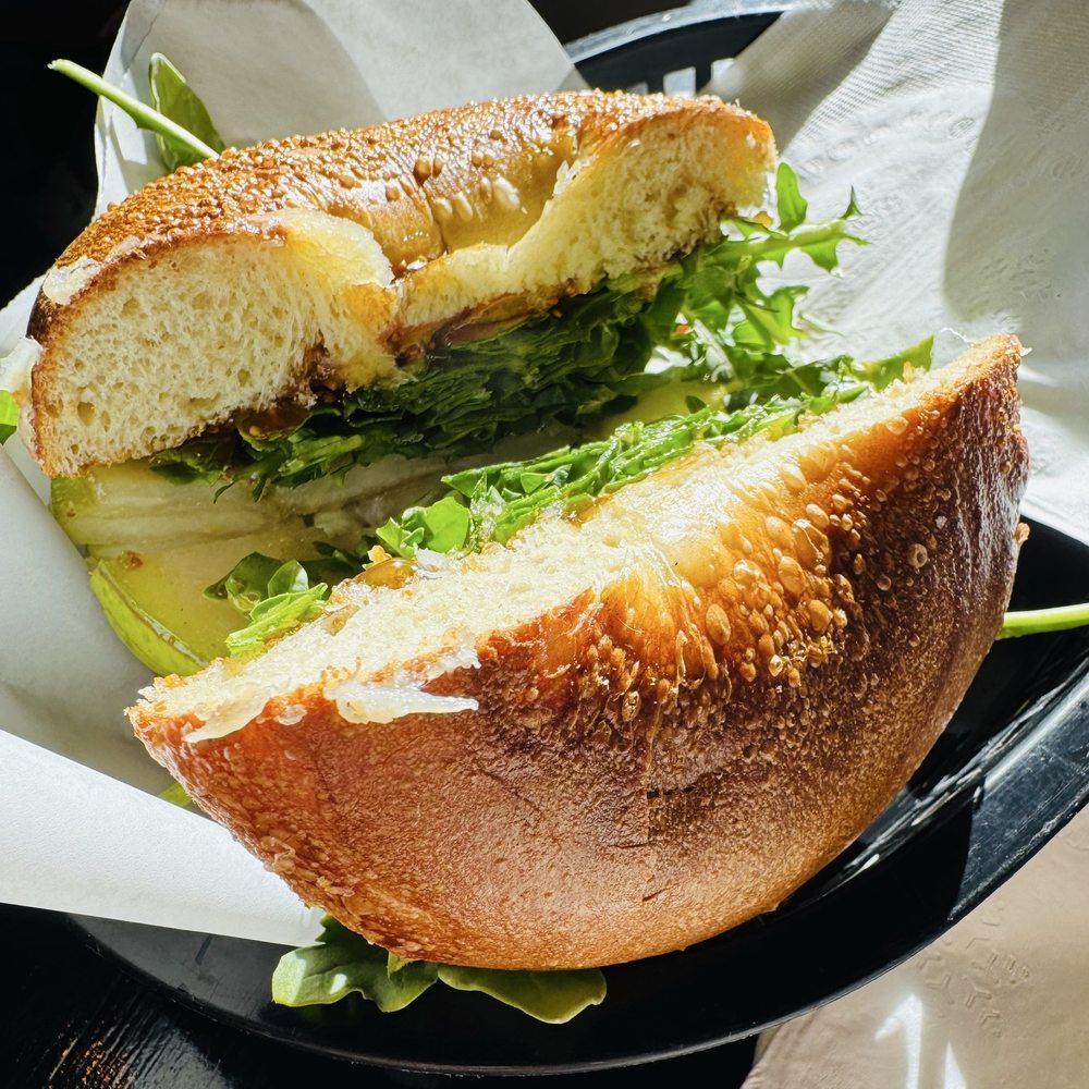Ren Coffeehouse - Pear and fig bagel. Yum yum. - Coffee & Tea Near Me - Tucson, Arizona Ren Coffeehouse - Pear and fig bagel. Yum yum. - Coffee & Tea Near Me - Tucson, Arizona