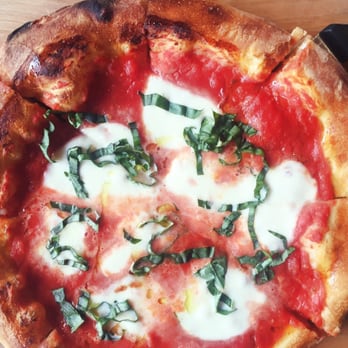 Via Vite - Margherita pizza. Fresh, quality ingredients. Slightly disappointed w the dough being too thick and chewy but still great pizza. - Italian Near Me - Cincinnati, Ohio Via Vite - Margherita pizza. Fresh, quality ingredients. Slightly disappointed w the dough being too thick and chewy but still great pizza. - Italian Near Me - Cincinnati, Ohio