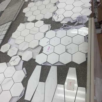 A-OK Bathroom and Flooring - hexagons laid out on the floor - Flooring Near Me - Markham, Ontario