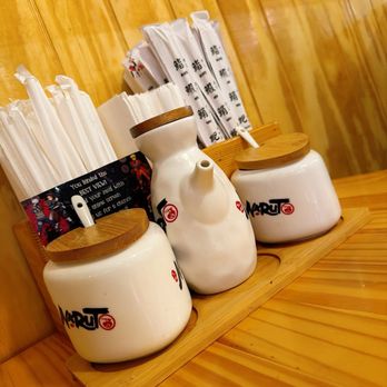 Naruto Ramen - Table assortment Chilli Oil, Seasoning etc... - Ramen Near Me - Shreveport, Louisiana Naruto Ramen - Table assortment Chilli Oil, Seasoning etc... - Ramen Near Me - Shreveport, Louisiana