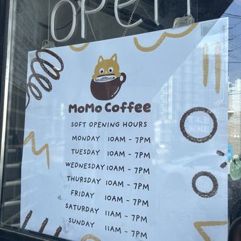Momo Coffee - Hours (as at Aug 2024) - Coffee & Tea Near Me - Toronto, Ontario