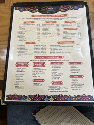 Menu photo 1 Frida's Breakfast & Lunch Evanston, IL Menu photo 1 Frida's Breakfast & Lunch Evanston, IL