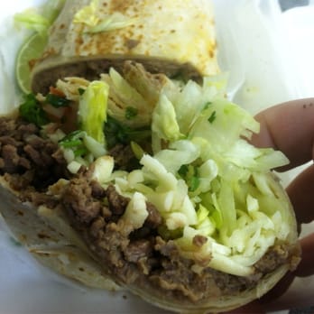 Taqueria El Guero - Steak burrito on the inside - Tacos Near Me - Chicago, Illinois Taqueria El Guero - Steak burrito on the inside - Tacos Near Me - Chicago, Illinois