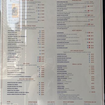 District Tea - Menu - Bubble Tea Near Me - San Francisco, California District Tea - Menu - Bubble Tea Near Me - San Francisco, California