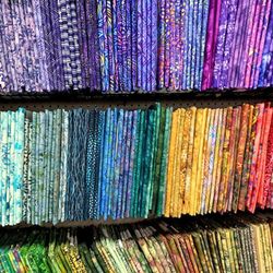 Craft Warehouse - Beautiful batiks on display in Hazel Dell