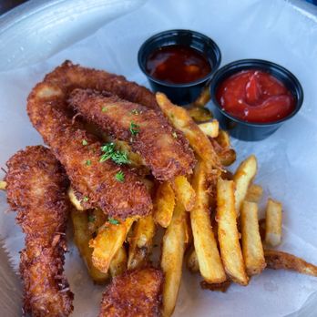 Pier 101 - Coconut chicken and fries - Seafood Near Me - Rockwall, Texas