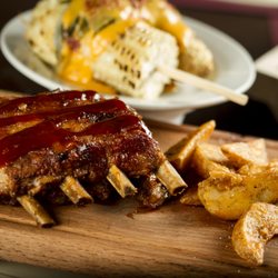 Jardín del Asador - Costillas de cerdo en salsa BBQ