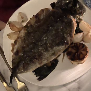 Pretty to Think So - Whole grilled brook trout - New American Near Me - Rhinebeck, New York Pretty to Think So - Whole grilled brook trout - New American Near Me - Rhinebeck, New York