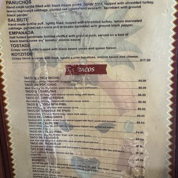 Poc-Chuc - Menu February 2025 - Latin American Near Me - San Francisco, California