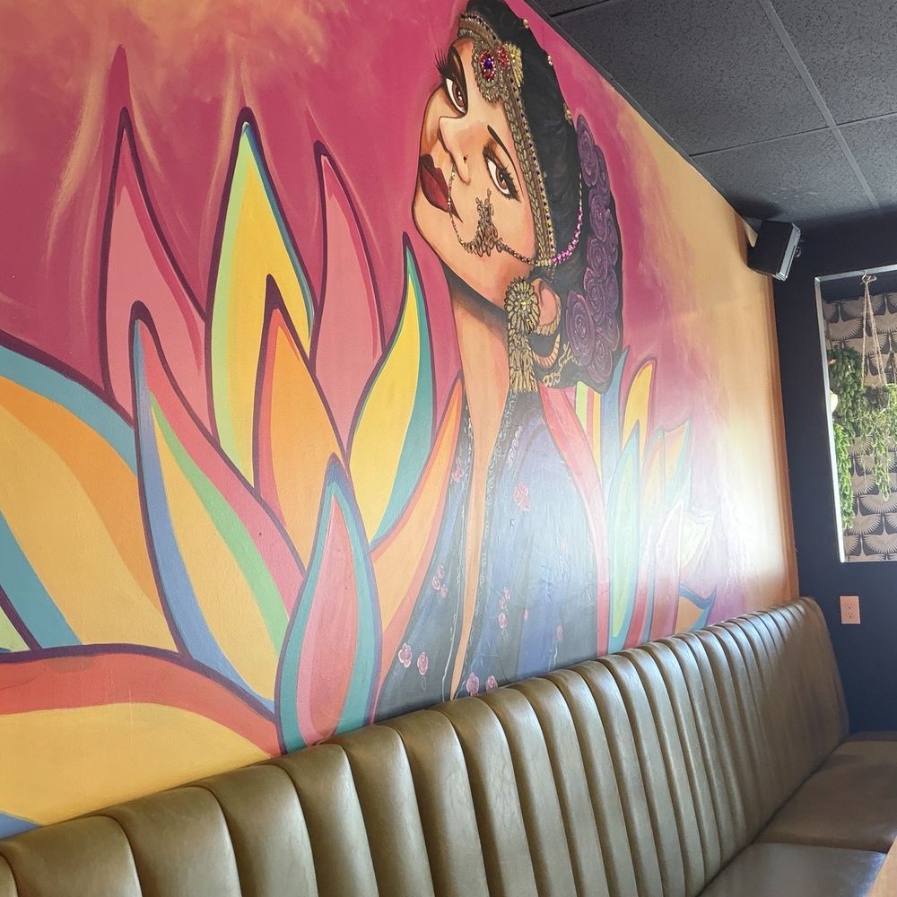 Gandhi Indian Cuisine - Mural - Indian Near Me - Riverside, California