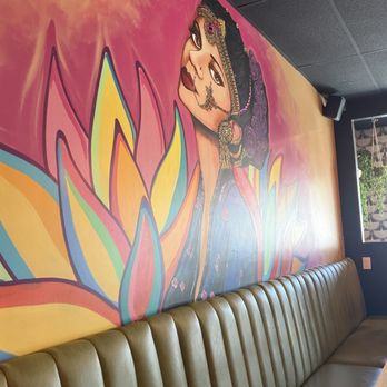 Gandhi Indian Cuisine - Mural - Indian Near Me - Riverside, California Gandhi Indian Cuisine - Mural - Indian Near Me - Riverside, California