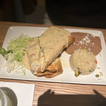 Gloria's Latin Cuisine - Chicken Chimichanga - Latin American Near Me - Plano, Texas Gloria's Latin Cuisine - Chicken Chimichanga - Latin American Near Me - Plano, Texas