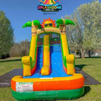 Splash Zone Party - Big water slide for kids and adults!!!! - Bounce House Rentals Near Me - Raleigh, North Carolina Splash Zone Party - Big water slide for kids and adults!!!! - Bounce House Rentals Near Me - Raleigh, North Carolina
