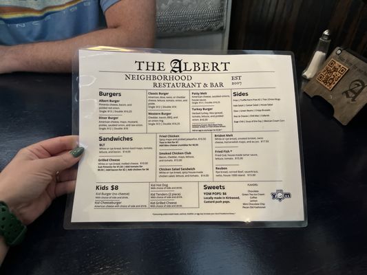 Menu photo 5 The Albert Atlanta, GA Menu photo 5 The Albert Atlanta, GA