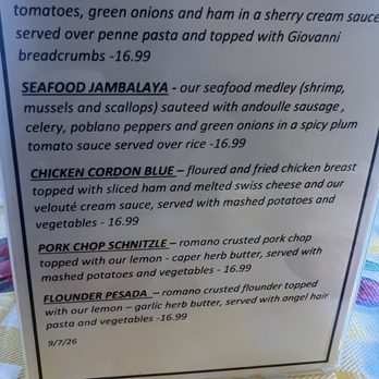 Ned's Southside Kitchen - 9.11.2026 specials - New American Near Me - Saint Augustine, Florida