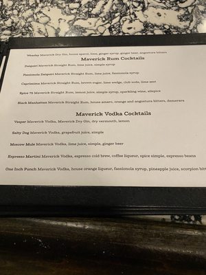 Menu photo 6 Maverick Distilling San Antonio, TX Menu photo 6 Maverick Distilling San Antonio, TX