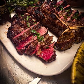 Bottega - Wagyu Tomahawk. IG @mel_foodie_ventures - Italian Near Me - Yountville, California