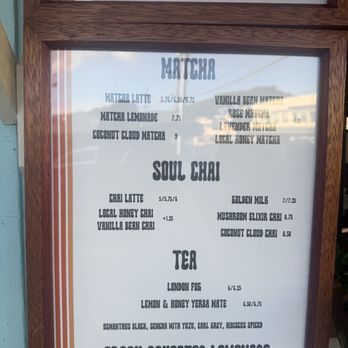 Better Daze - Matcha menu - Coffee & Tea Near Me - Honolulu, Hawaii