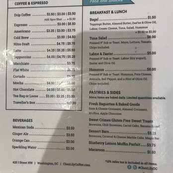 Chez Lily - Menu - Bakeries Near Me - Washington, DC, District of Columbia