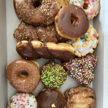 Rainbow Donuts - Variety of Donuts & a Chocolate Croissant! - Donuts Near Me - Cerritos, California Rainbow Donuts - Variety of Donuts & a Chocolate Croissant! - Donuts Near Me - Cerritos, California