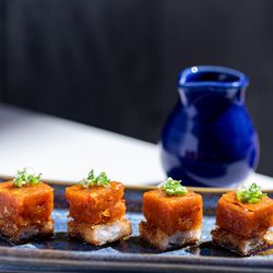 Temaki Bar Sushi - Spicy Tuna Crispy Rice.