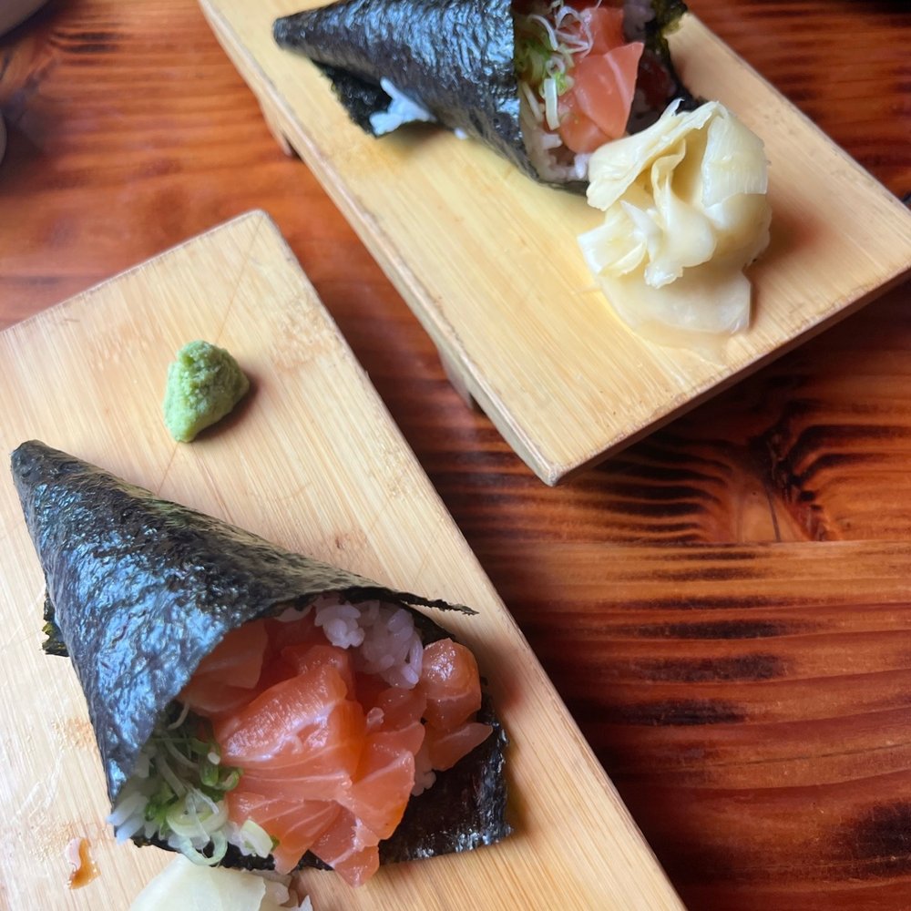 Umami - Salmon hand roll - Sushi Bars Near Me - Pittsburgh, Pennsylvania Umami - Salmon hand roll - Sushi Bars Near Me - Pittsburgh, Pennsylvania