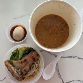 K Pop Ramen - Garlic Miso Soup - w/ grilled pork - Ramen Near Me - Dallas, Texas K Pop Ramen - Garlic Miso Soup - w/ grilled pork - Ramen Near Me - Dallas, Texas