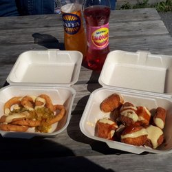 Autogrillen - Onion rings and nuggies