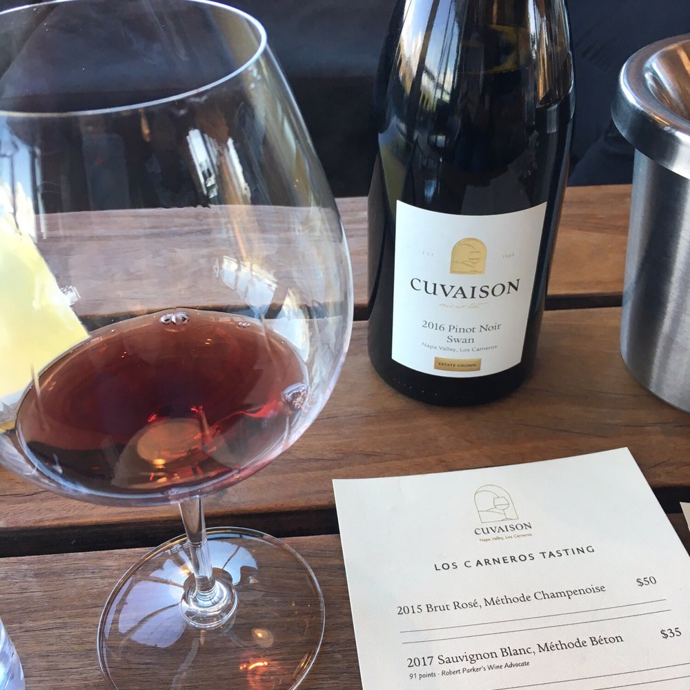 Cuvaison - Their Pinot was very unique because of the cool temps the coast provides - Wineries Near Me - Napa, California Cuvaison - Their Pinot was very unique because of the cool temps the coast provides - Wineries Near Me - Napa, California