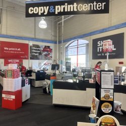 Staples - Checking in