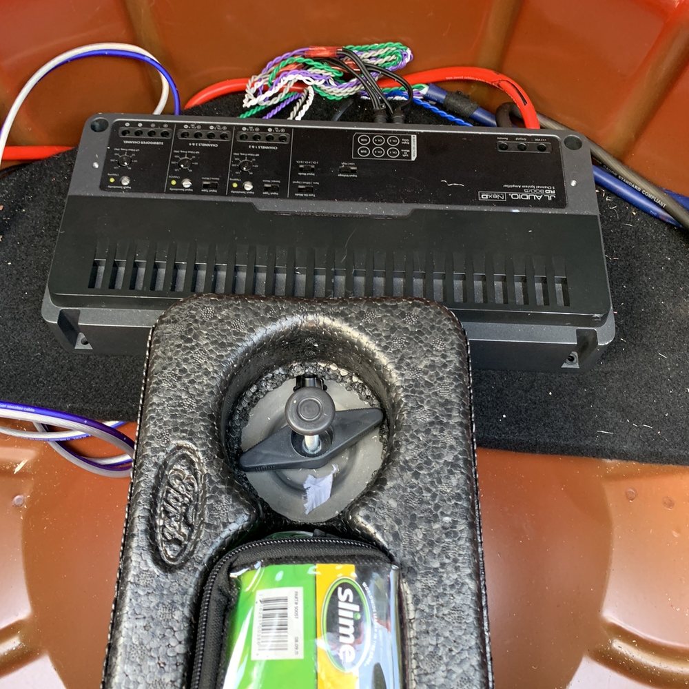 Amp and base to mount it on. Amp and base to mount it on.