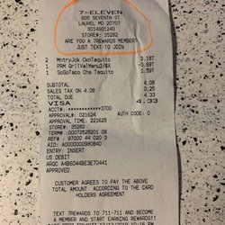 7-Eleven - Mina the clerk that works overnight is overcharging patrons for food. Watch your purchases.