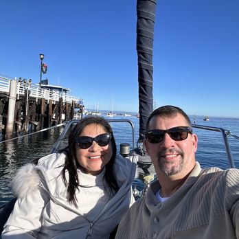 Bella On The Bay Monterey - Lu and Jeff Soaking up the beauty - Boat Charters Near Me - Monterey, California Bella On The Bay Monterey - Lu and Jeff Soaking up the beauty - Boat Charters Near Me - Monterey, California
