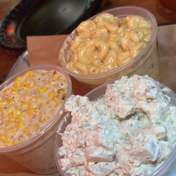 Hutchins BBQ - Cream corn, Potato Salad, Mac & Cheese - Barbeque Near Me - McKinney, Texas Hutchins BBQ - Cream corn, Potato Salad, Mac & Cheese - Barbeque Near Me - McKinney, Texas