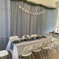 Hardy Party Rentals - Tables and chairs for a post wedding brunch