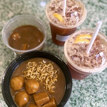 Song Kee Dessert - Curry fish ball with noodles, HK lemon tea - Desserts Near Me - Honolulu, Hawaii Song Kee Dessert - Curry fish ball with noodles, HK lemon tea - Desserts Near Me - Honolulu, Hawaii
