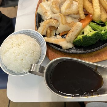 Garden Cafe - Sizzling Fish Fillets Plate - Hong Kong Style Cafe Near Me - Castro Valley, California