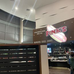 Pinks hot dog's inside the theater Pinks hot dog's inside the theater