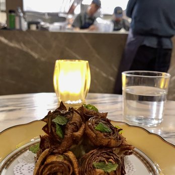 Funke - Artichokes...and chef. - Italian Near Me - Beverly Hills, California
