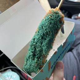 Blue taki Korean corn dog