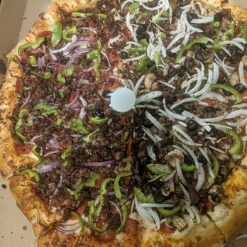 PizzAmore - Half Amore Combo sub sausage for ground beef. Half triple threat, sub linguica for ground beef. - Pizza Near Me - Albany, Oregon PizzAmore - Half Amore Combo sub sausage for ground beef. Half triple threat, sub linguica for ground beef. - Pizza Near Me - Albany, Oregon