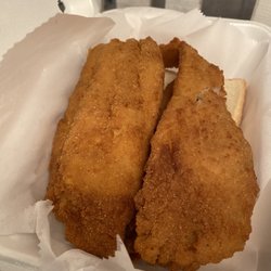 Penn Jersey Seafood - Flounder sandwich