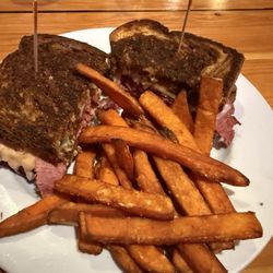City Limits Brew Pub - Ruben sandwich - pass on sweet potato fries