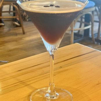 The Black Whale - Expresso Espresso Martini - Seafood Near Me - New Bedford, Massachusetts